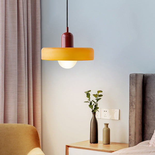 Kolorowa lampa wisząca w stylu Bauhaus - StiloGlas