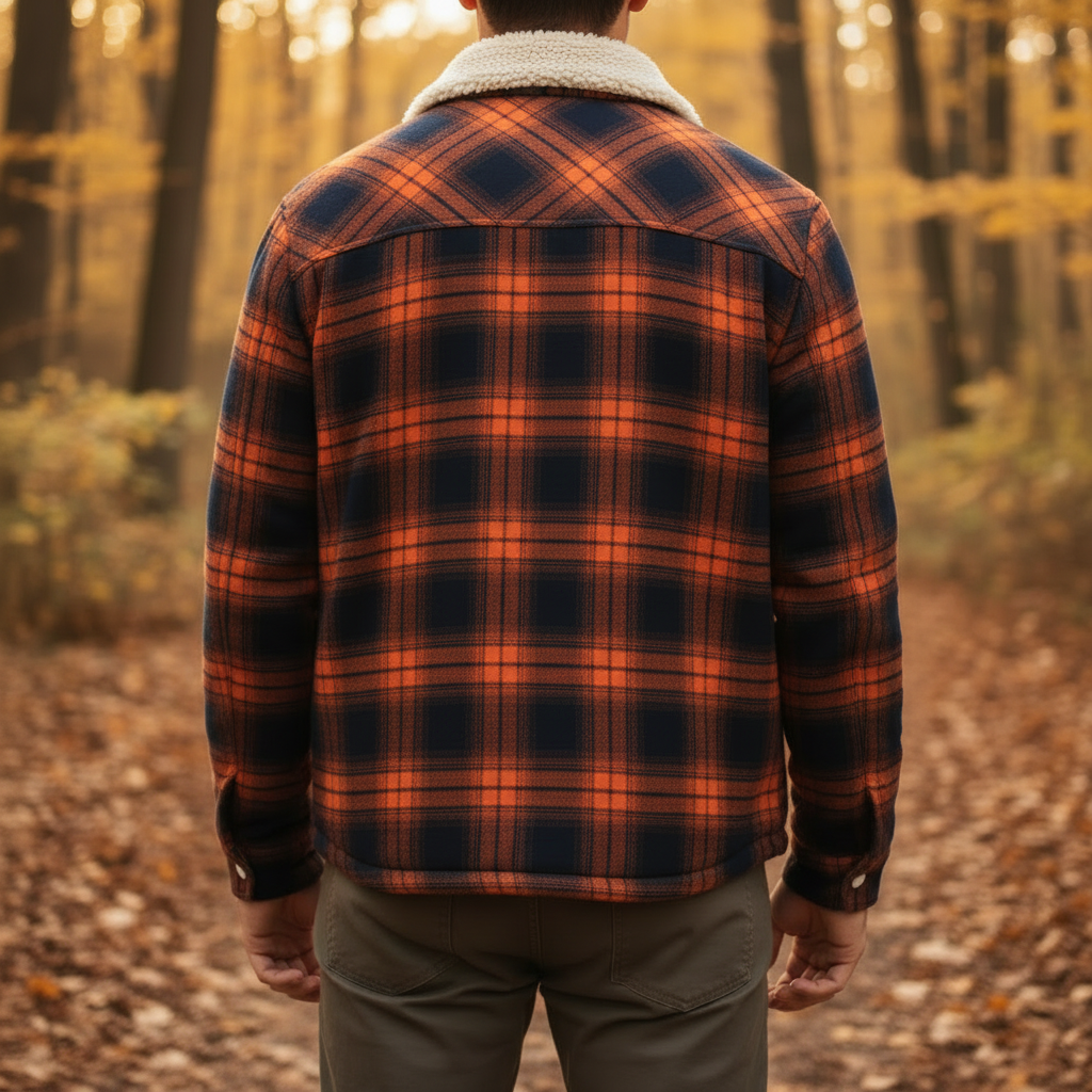Kurtka w Kratę z Fleece