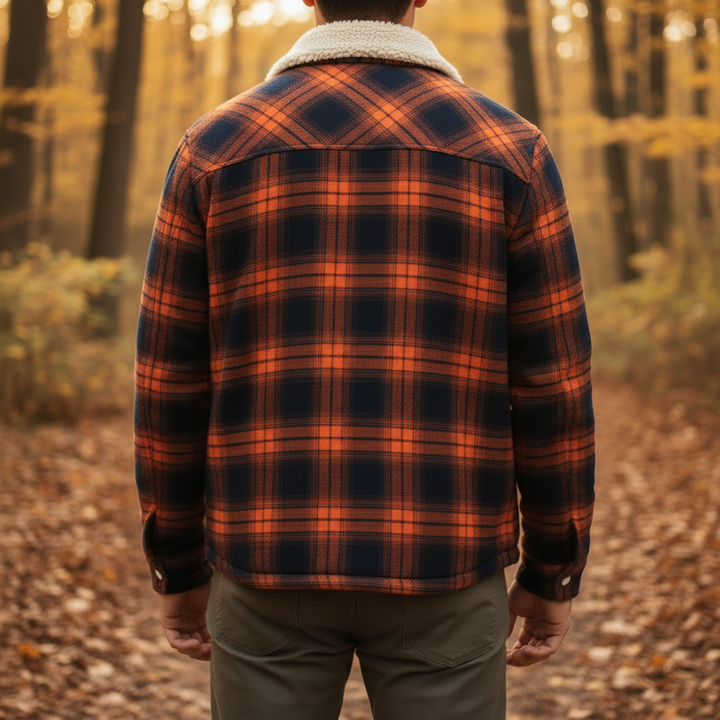 Kurtka w Kratę z Fleece