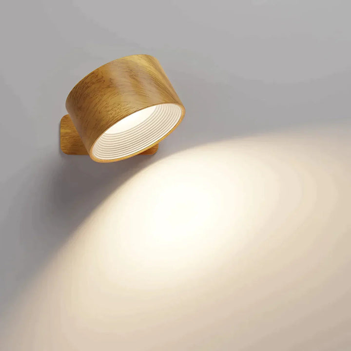 Bezprzewodowa lampa ścienna LED z głowicą obracaną o 360°, ściemniaczem dotykowym, 3 kolory