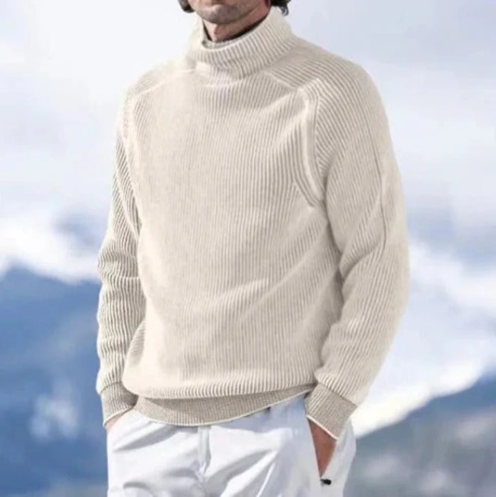 Męski sweter z golfem – elegancki i stylowy na chłodniejsze pory roku