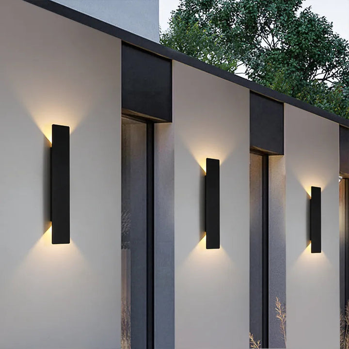 Wodoszczelny aluminiowy kinkiet zewnętrzny IP65 – nowoczesny kinkiet LED