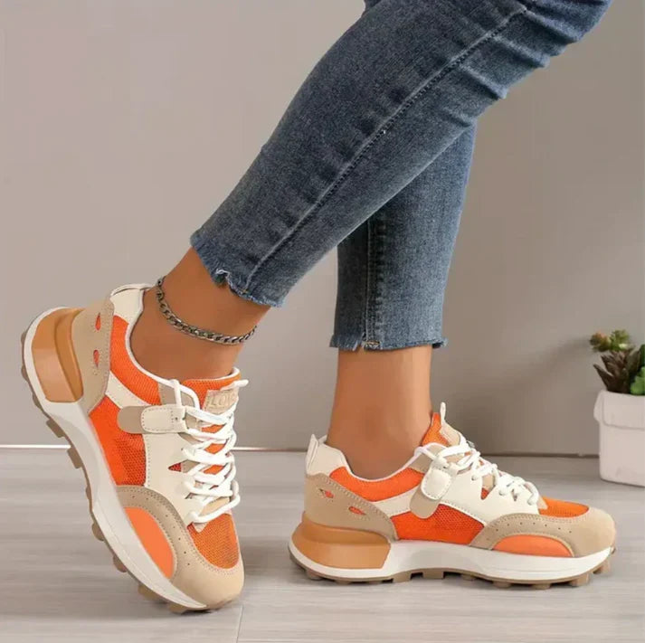 Damskie sneakersy colour block - Nadine