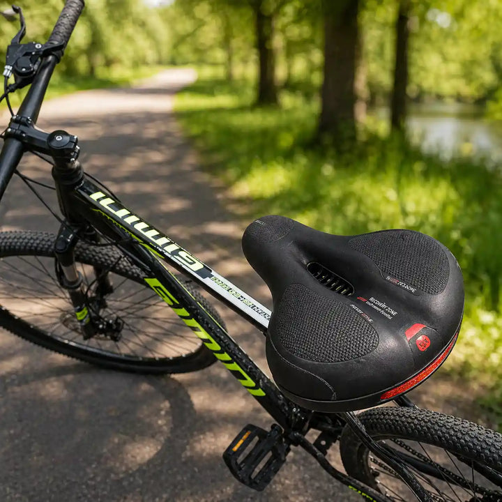 Ergonomiczne, komfortowe siodełko rowerowe z wycięciem – z 2-calową pianką i wodoodporną skórą PU