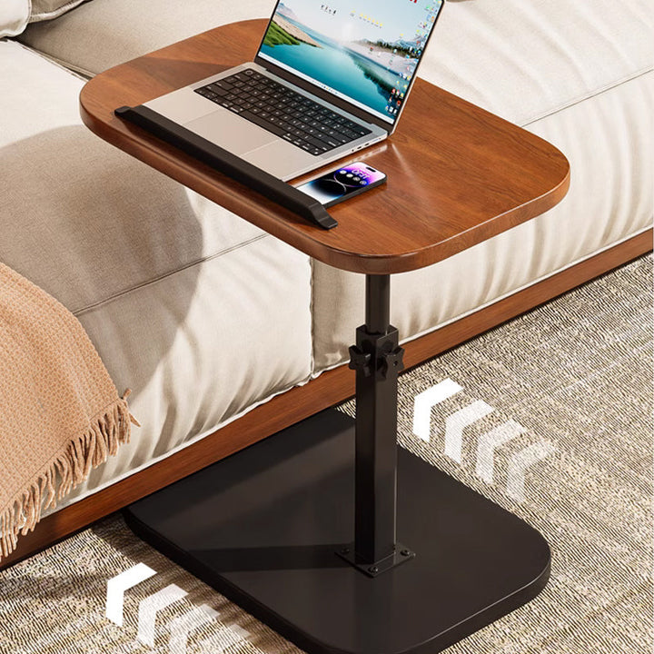 Regulowane na wysokość mobilne biurko na laptopa z obrotowym blatem 360°, 45–80 cm, nośność 30 kg