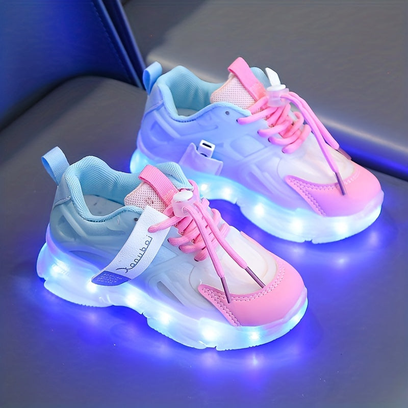 Świecące sneakersy dla dzieci – kolorowe, z podświetleniem LED na zabawny wygląd