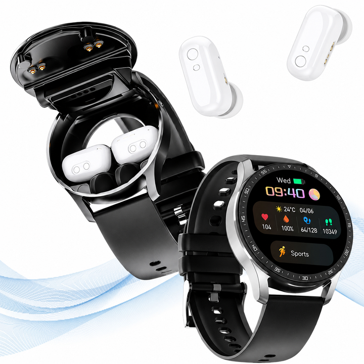 PrestigeTrack EchoWrist | Smartwatch ze słuchawkami Bluetooth do monitorowania fitness i zdrowia