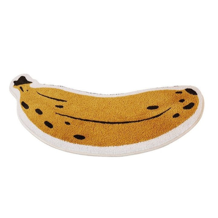 Antypoślizgowa mata łazienkowa z wzorem banana lub bakłażana - ZestPad