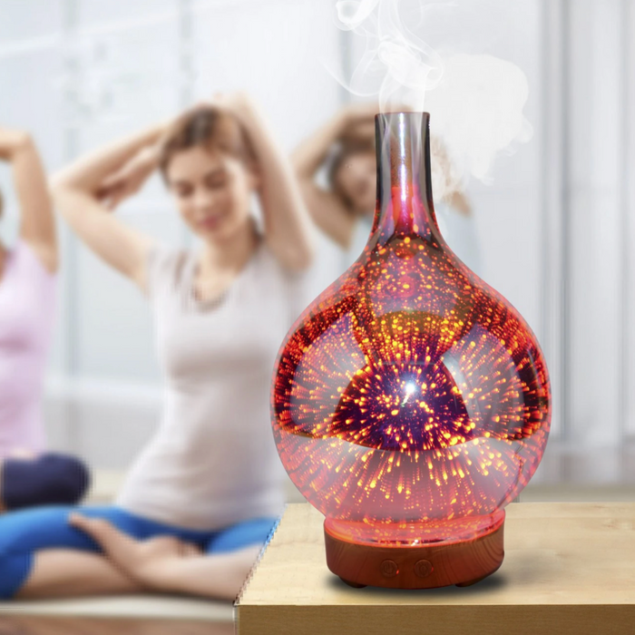 Relaksujący dyfuzor zapachowy do aromaterapii i oświetlenia otoczenia – AuroraGlow