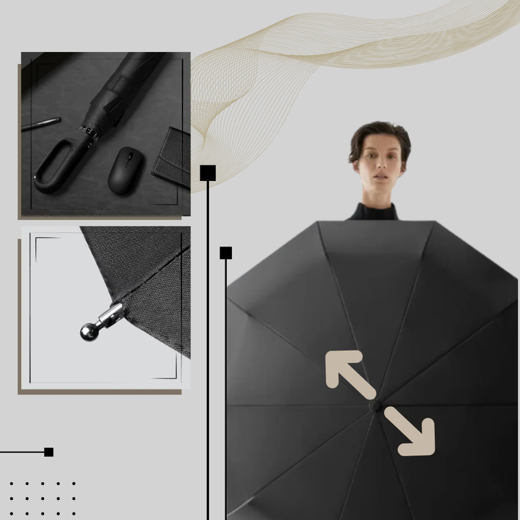 Parasol z automatycznym zamek – Niezawodny design z funkcjami przystosowanymi do warunków pogodowych