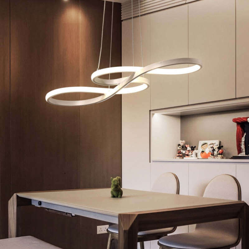Lampa wisząca LED w kształcie nuty muzycznej - Nowoczesne oświetlenie