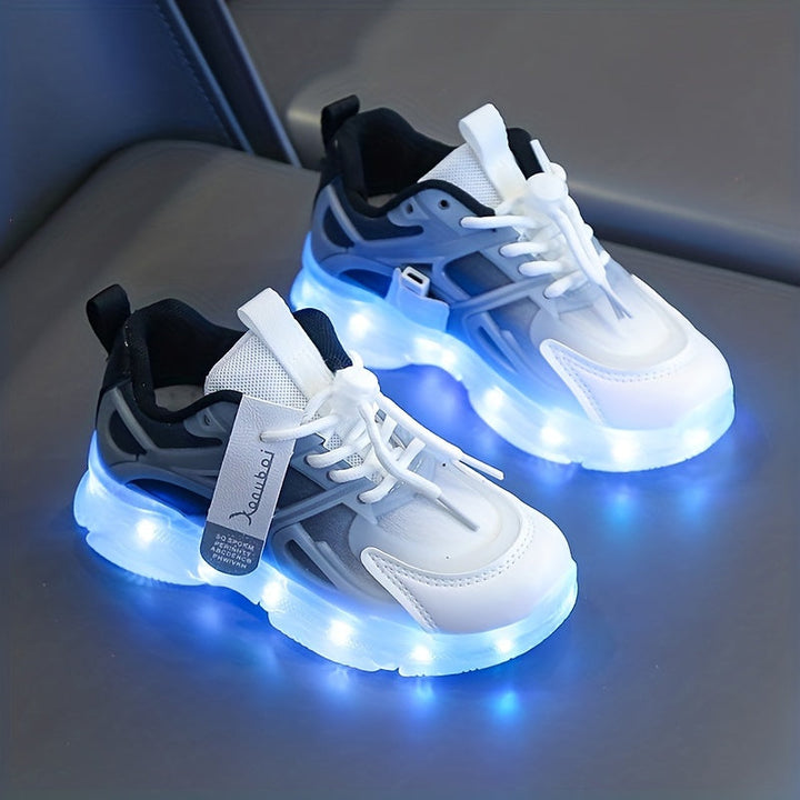 Świecące sneakersy dla dzieci – kolorowe, z podświetleniem LED na zabawny wygląd