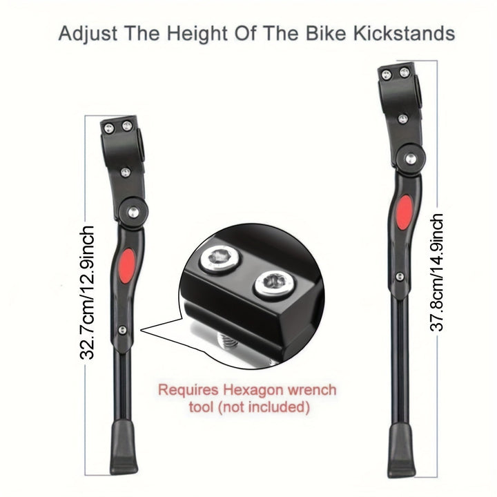 Regulowana podpórka do roweru – solidny stojak boczny dla stabilnego parkowania