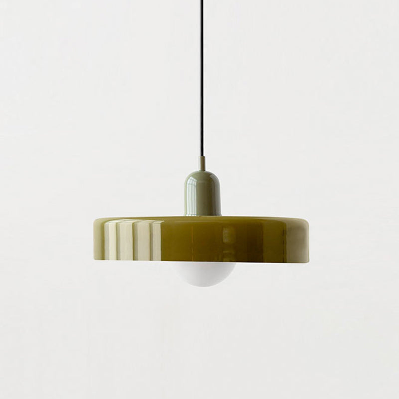 Kolorowa lampa wisząca w stylu Bauhaus - StiloGlas