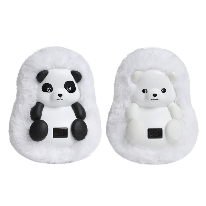 Akumulatorowy pluszowy ogrzewacz do rąk w kształcie niedźwiedzia polarnego lub pandy