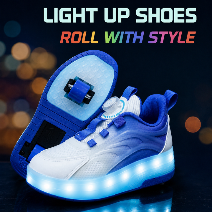 Świecące sneakersy dla dzieci – kolorowe, z podświetleniem LED na zabawny wygląd