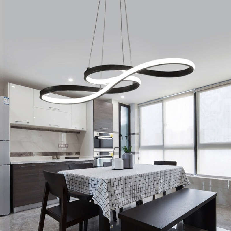 Lampa wisząca LED w kształcie nuty muzycznej - Nowoczesne oświetlenie