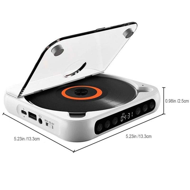 Przenośny odtwarzacz CD - Bluetooth | dźwięk Hi-Fi | różne kolory