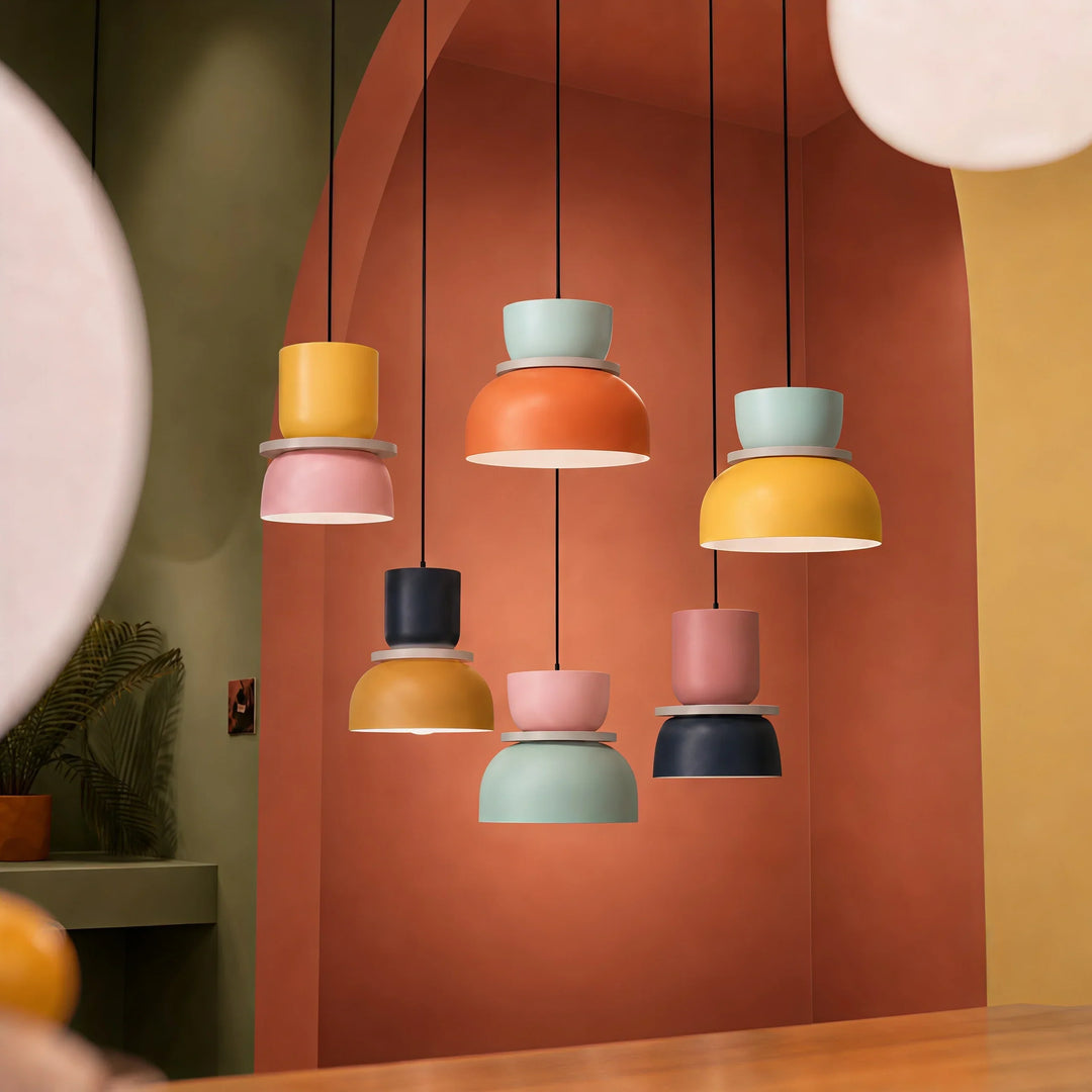 Lucie – Nordycka Lampa Wisząca Color Block