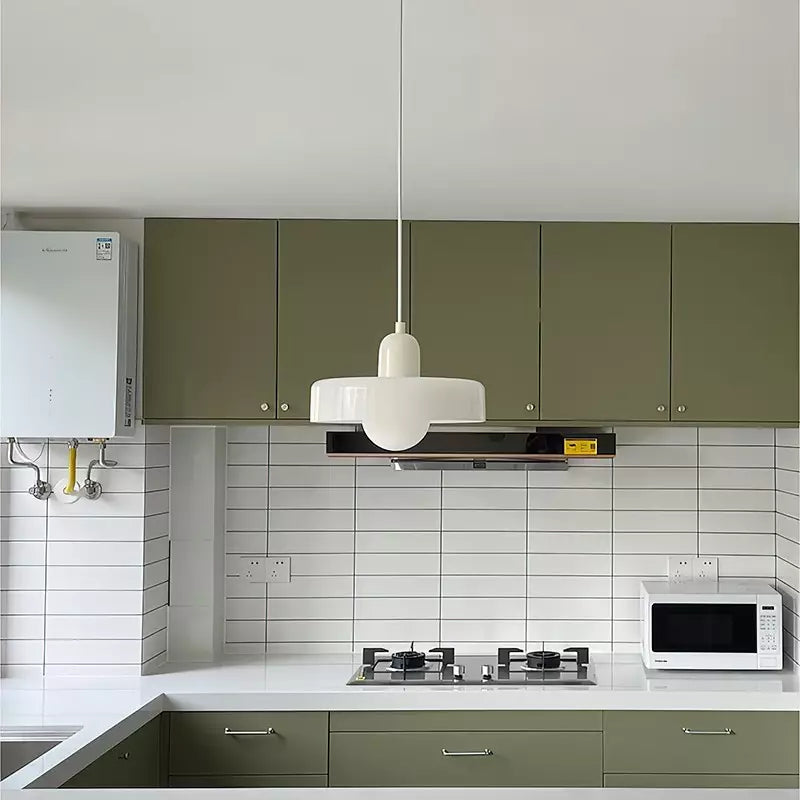 Kolorowa lampa wisząca w stylu Bauhaus - StiloGlas