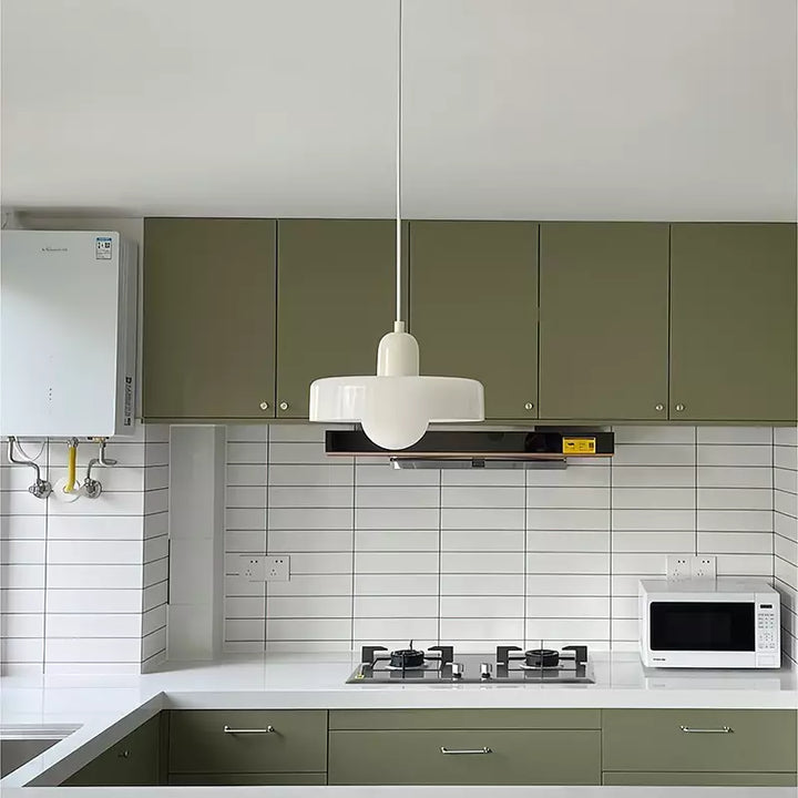 Kolorowa lampa wisząca w stylu Bauhaus - StiloGlas