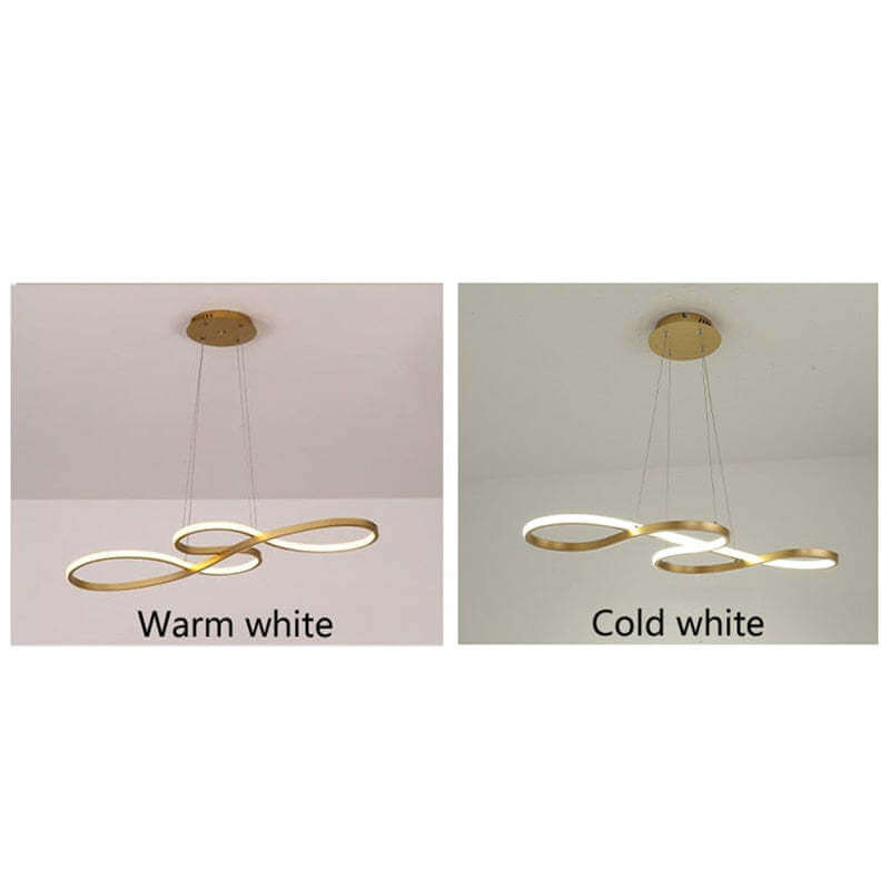 Lampa wisząca LED w kształcie nuty muzycznej - Nowoczesne oświetlenie