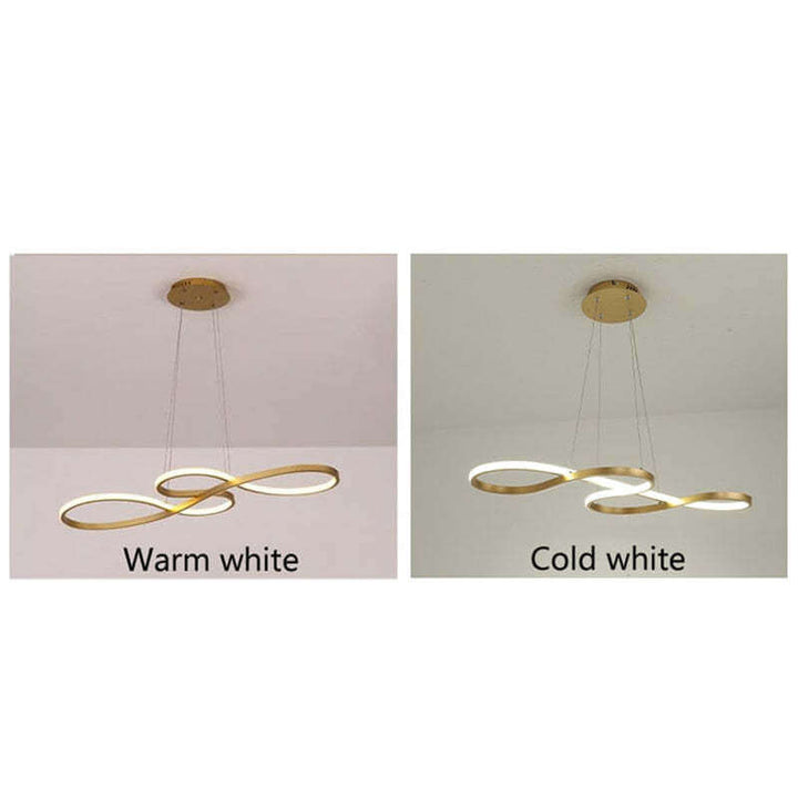 Lampa wisząca LED w kształcie nuty muzycznej - Nowoczesne oświetlenie