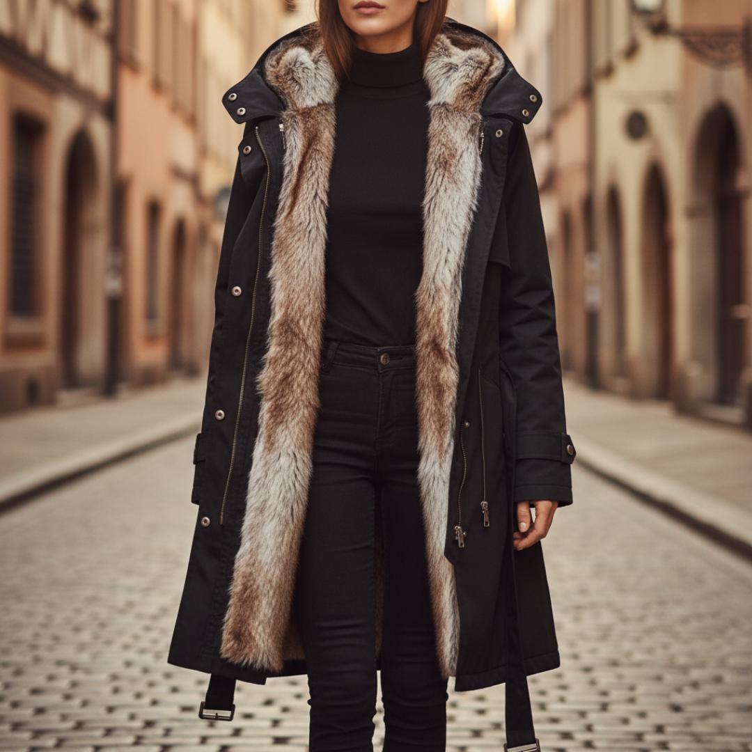 Damska zimowa parka