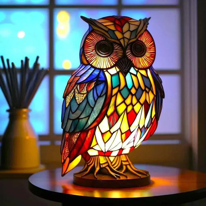 Lampy Zwierzęce z Kolorowego Szkła – Artystyczna Dekoracja na Stół