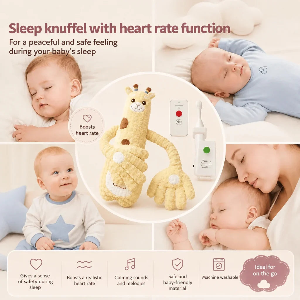 DreamBuddy – uspokajająca przytulanka do zasypiania dla niemowląt