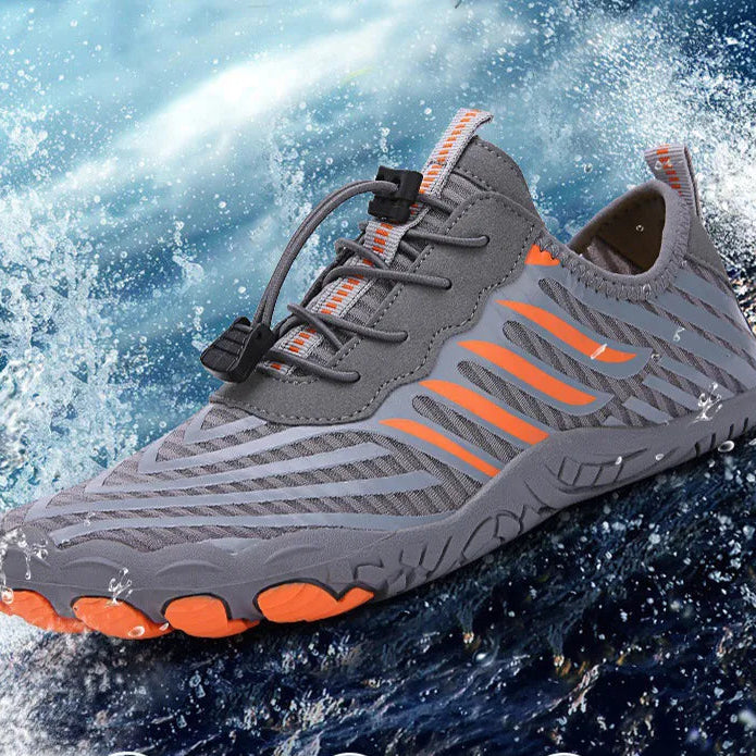 Męskie Letnie Buty Do Wody Z Gumową Podeszwą, Wsuwane, Do Pływania I Na Plażę