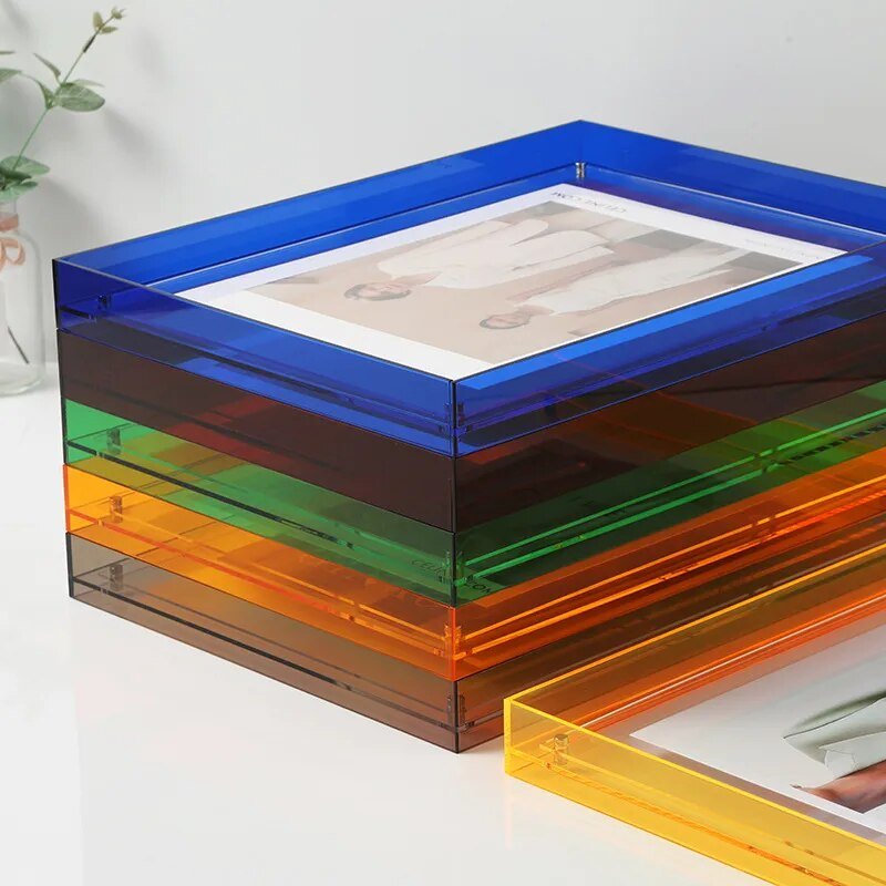 Żywa ramka ekspozycyjna z akrylu – kolorowa nowoczesna ramka na zdjęcia