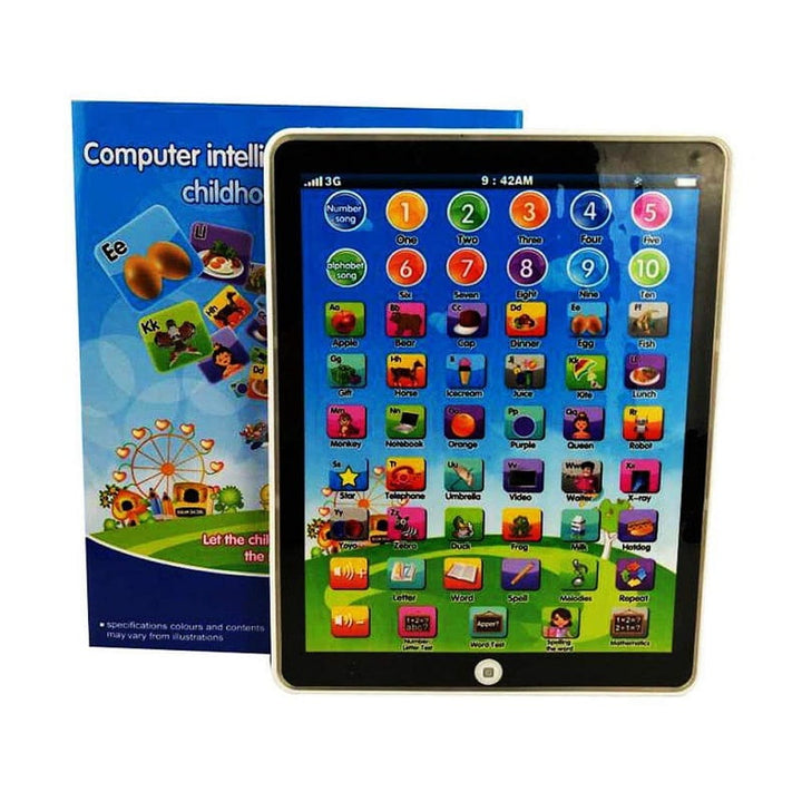 Interaktywny Tablet Edukacyjny dla Dzieci z Dźwiękami, Kolorami i Funkcją Quizu – 7,5 Cala
