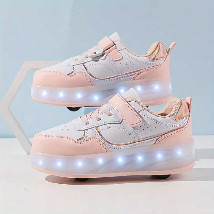 Ślizgaj się ze Stylem z Velo – Sneakersy z Kółkami i Świecącymi Podeszwami