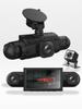 Wideorejestrator samochodowy 360° | DashGard Pro CX360 | Rejestrator jazdy Full HD z widzeniem nocnym i monitorem parkingowym