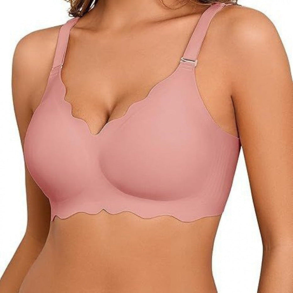 Plus-size Seamless Bra Perfect For Larger Bustspush-up Comfortable And Beautiful