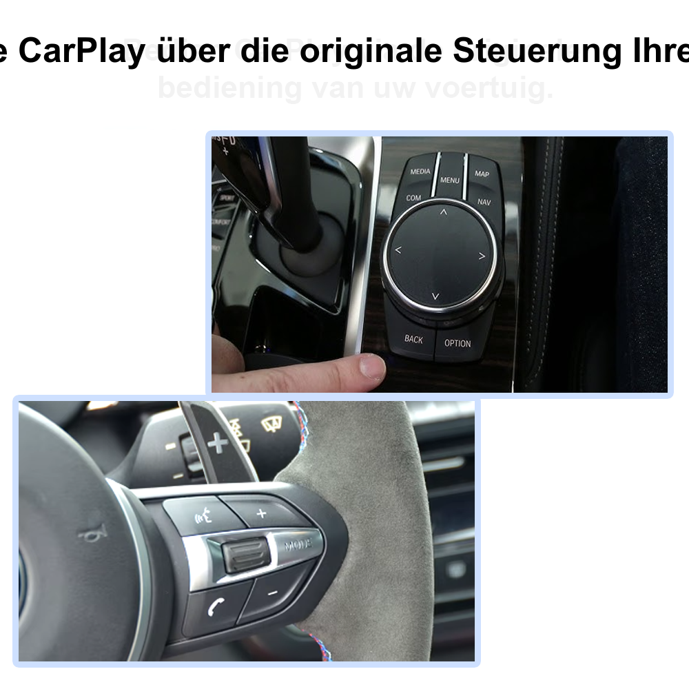 BMW | Bezprzewodowy moduł CarPlay & Android Auto | Plug & Play