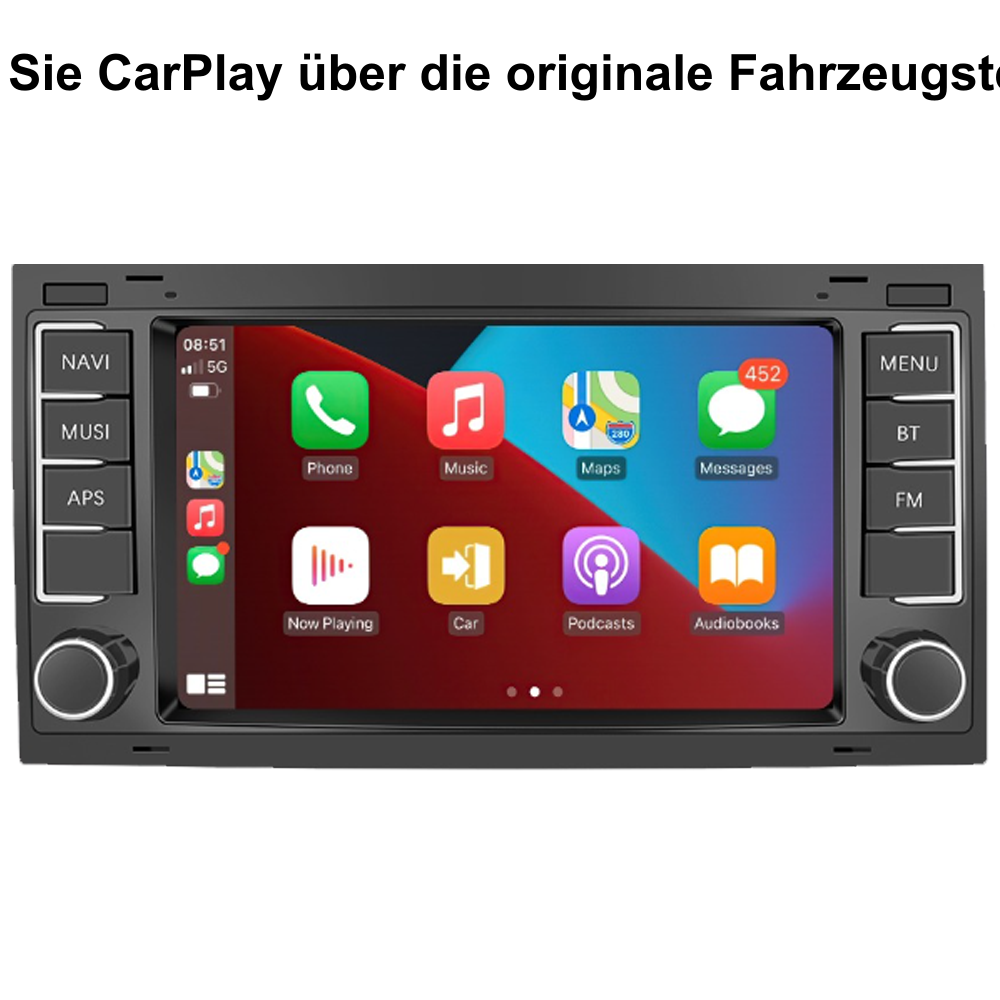 Volkswagen Multivan T5 Touareg | CarPlay & Android Auto | Plug & Play