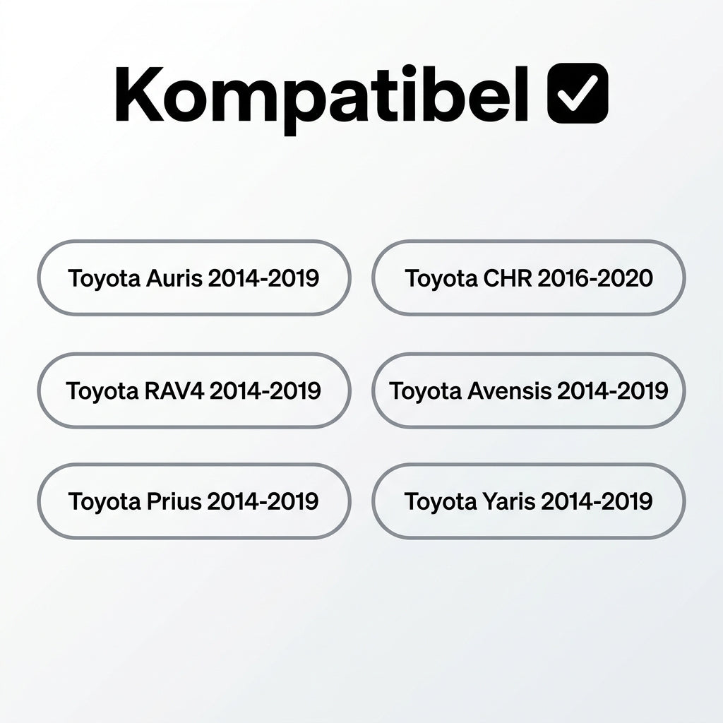 Toyota Bezprzewodowy moduł CarPlay | 2014-2020 | Plug & Play