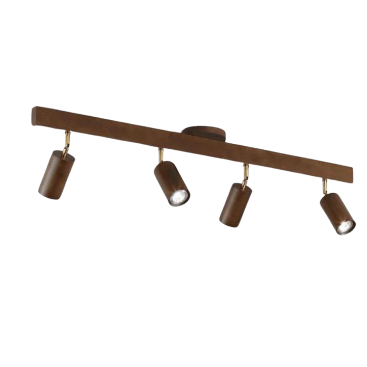 Regulowany Drewniany Reflektor Sufitowy – EcoLux