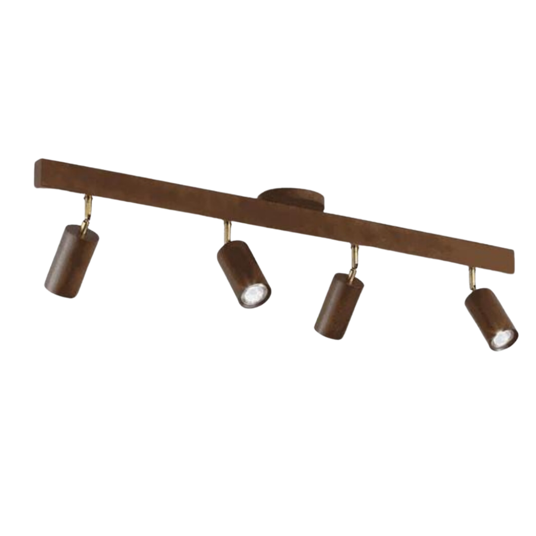 Regulowany Drewniany Reflektor Sufitowy – EcoLux