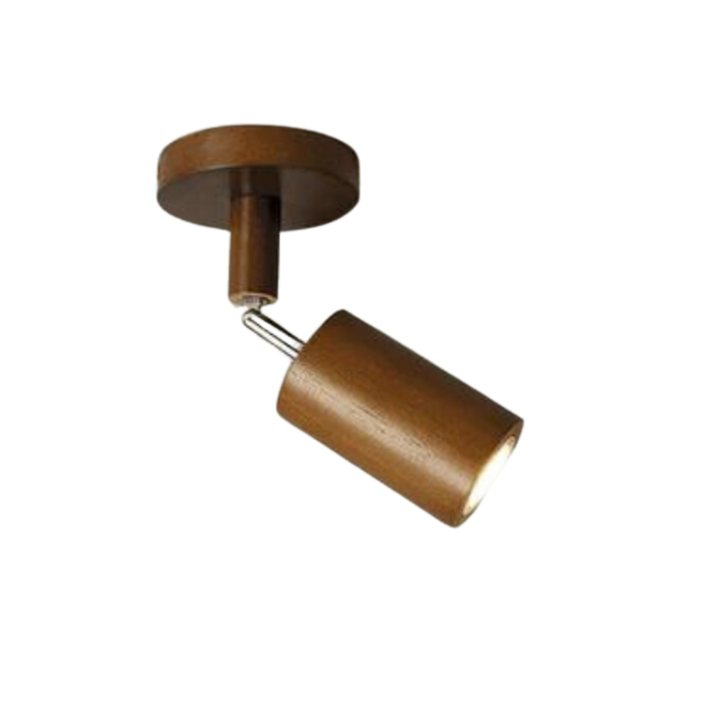 Regulowany Drewniany Reflektor Sufitowy – EcoLux