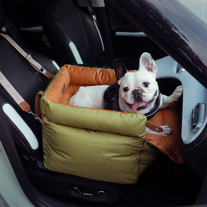 Wygodny zimowy fotelik samochodowy dla psa - PawLuxury