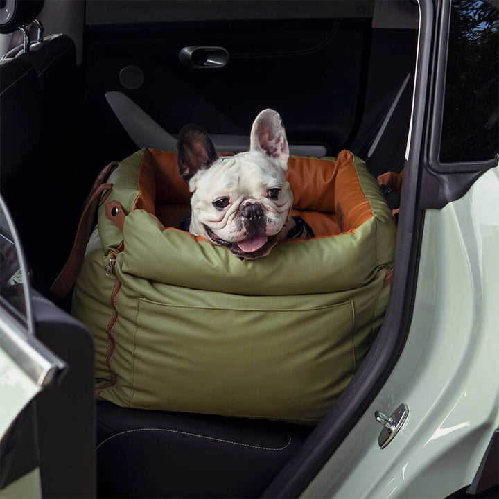 Wygodny zimowy fotelik samochodowy dla psa - PawLuxury