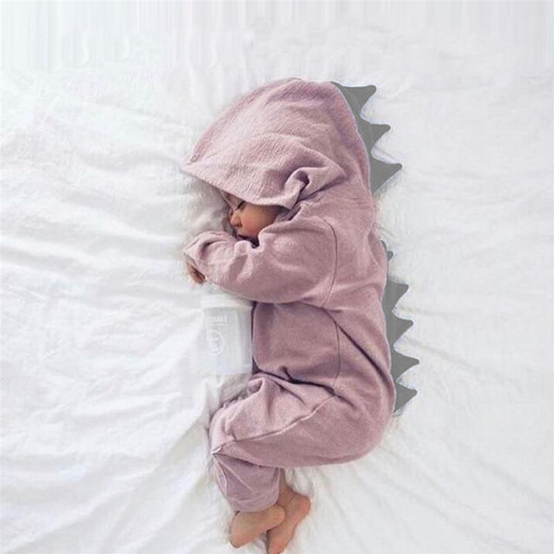 Słodkie body niemowlęce z czapeczką dinozaura - DinoDream Onesie