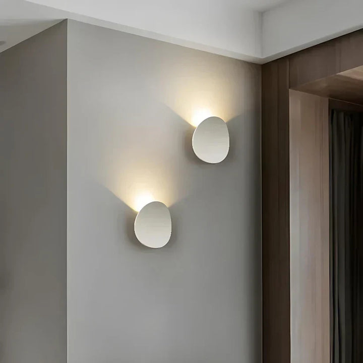 Metalowa lampa ścienna Disk