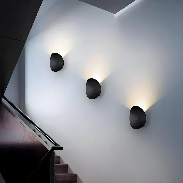 Metalowa lampa ścienna Disk