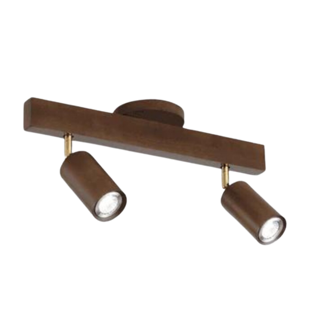 Regulowany Drewniany Reflektor Sufitowy – EcoLux