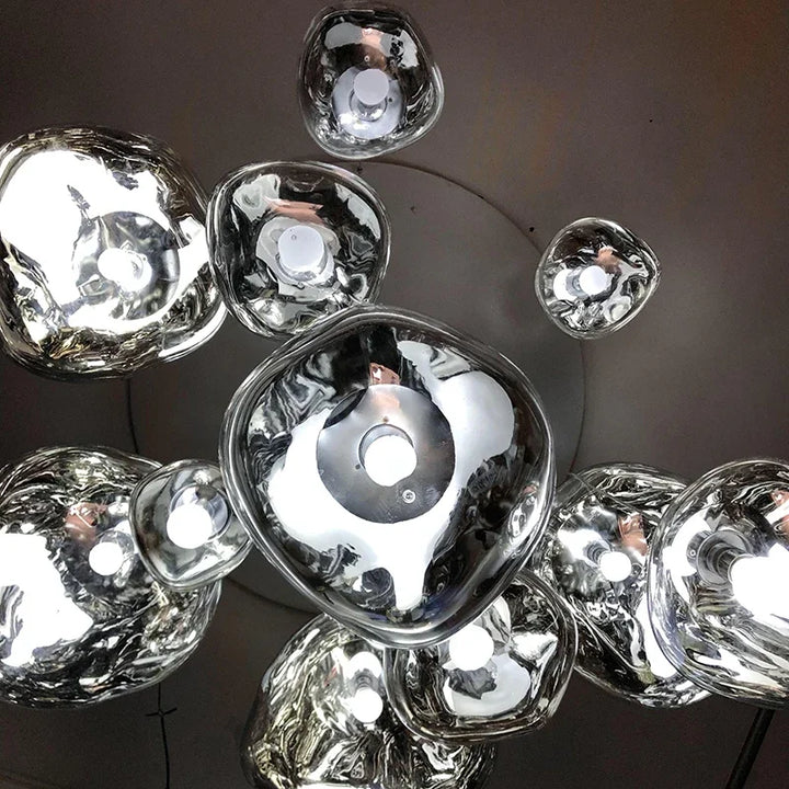 Fjordline – nordycka lampa wisząca z przezroczystym szkłem do kuchni i salonu