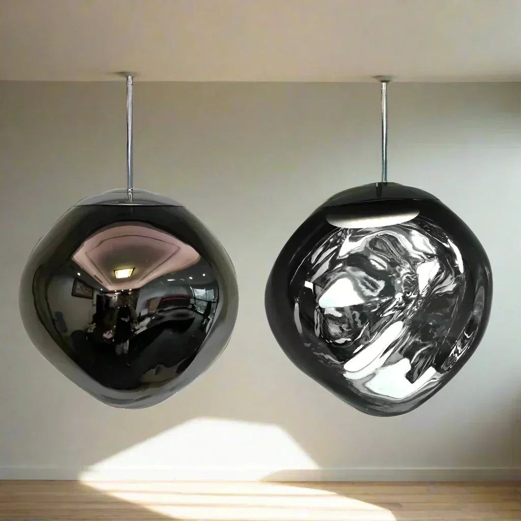 Fjordline – nordycka lampa wisząca z przezroczystym szkłem do kuchni i salonu